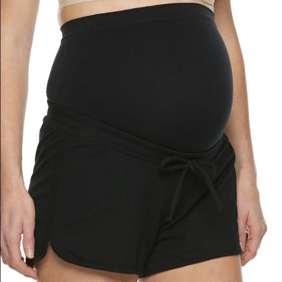 A:Glow Maternity Lounge Shorts Random Color - Picture 4 of 5